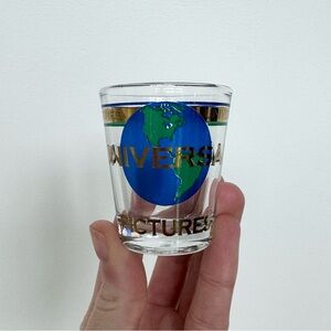 Vintage Universal Pictures Studio shot glass